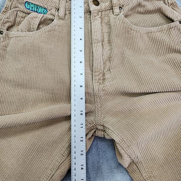 Empyre Pants Womens 3 Juniors Tan Tori Corduroy Skater Relaxed Loose Tapered - Picture 9 of 11